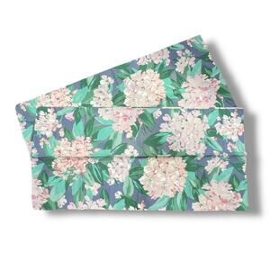 VTG Stevens Mountain Laurel 90s King Pillowcases Floral Cottagecore Pastel Set